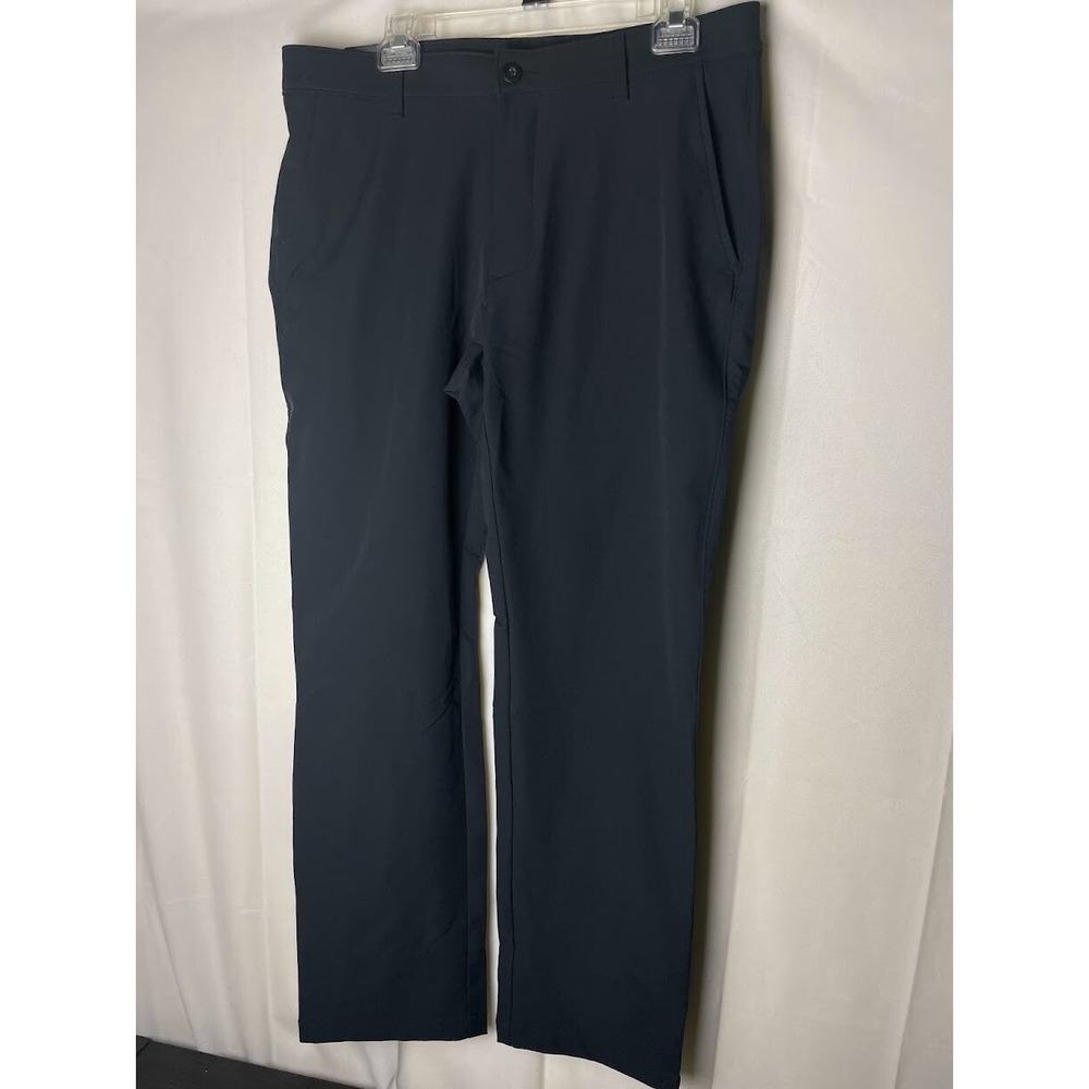 NWT Under Armour Men's Straight Fit Chino Pants Black Size 36/32